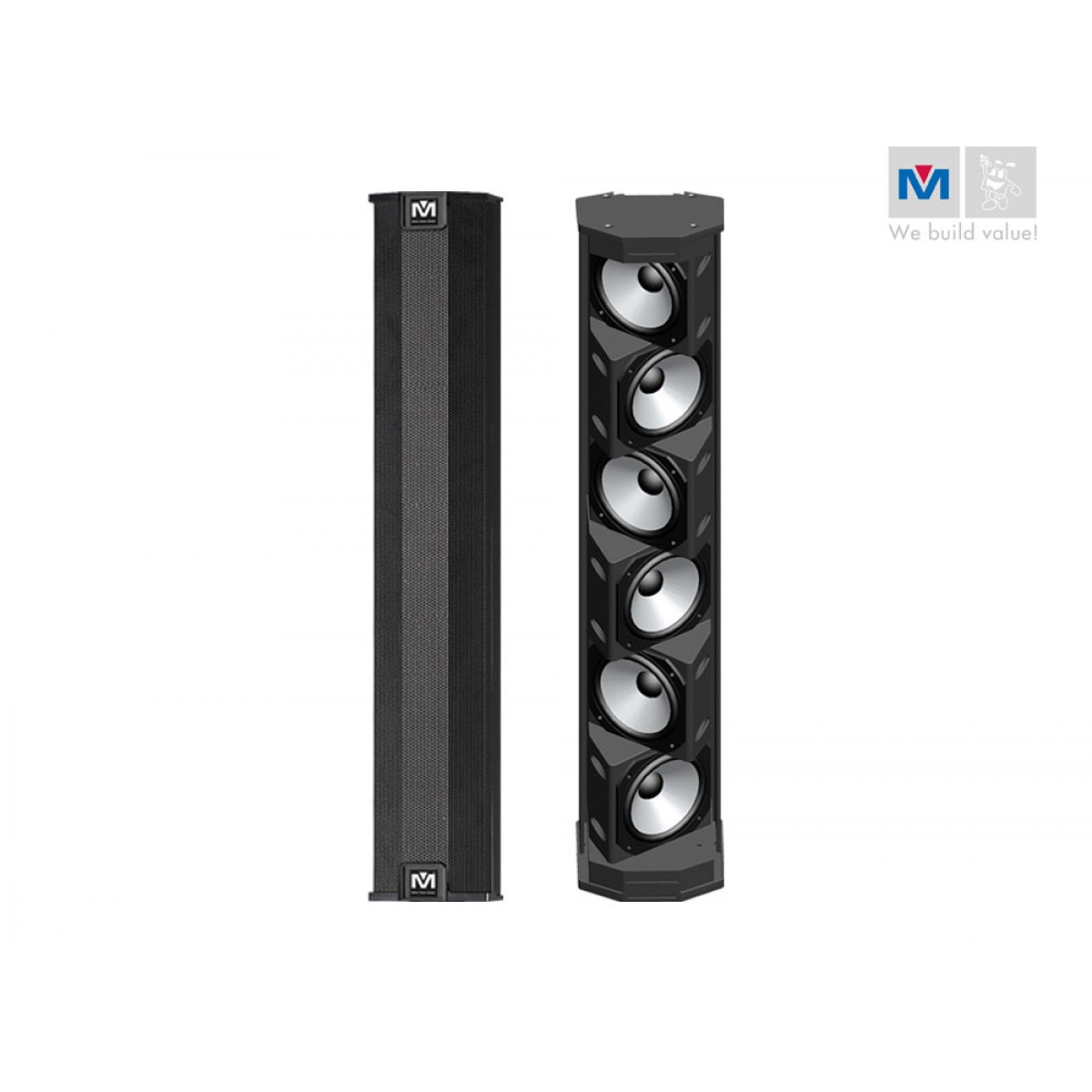 Line array speakers for home clearance