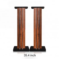 M3 Authentic Wooden Bookshelf Speaker Stand Pair for Home Theater System Karaoke System 