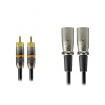 XLR Female to RCA Male Cable (Cannon Female to RCA Male Connector) (One Pair）  