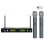 VM-88 DUAL CHANNEL RECHARGEABLE WIRELESS MICROPHONE SYSTEM