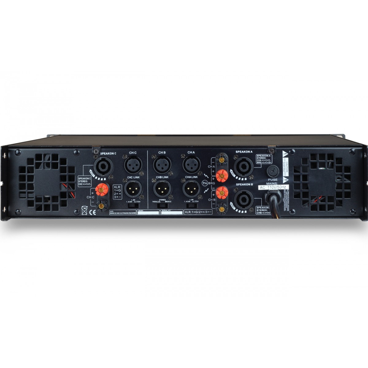 gdhd mx3510 三声道专业纯后级功放(500瓦x2 1000瓦x1